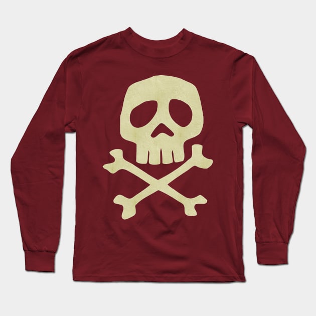 Captain Harlock Jolly Roger / Skull Crossbones Long Sleeve T-Shirt by Ricardo77